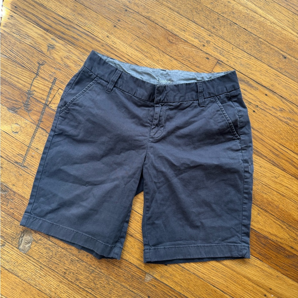 Dark Grey Chino Shorts